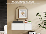 60 x 90cm Arched Home Mirror - Black T3398P330545