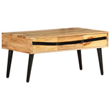Coffee Table 88x50x42 cm Solid Acacia Wood 322676