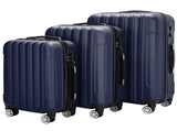 3 Pcs Suitcase Lightweight ABS Carry-on Hand Luggage 4 Spinner Wheels Trolley Case 20995564