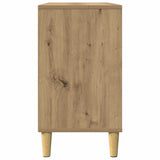Bathroom Cabinet Artisian Oak 80x33x60 cm Engineered Wood 857134