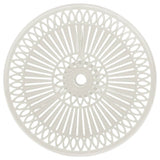 Bistro Set White Cast Aluminium Small Ergonomic Bistro Set 315593