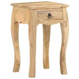 Bed Cabinet 28x28x46 cm Solid Mango Wood 321707