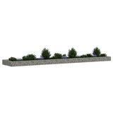 Gabion Raised Bed Galvanised Steel 500x100x20 cm 151315