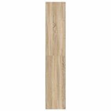Bookcases 2 pcs Stackable Sonoma Oak 30x30x80 cm Engineered Wood 858808