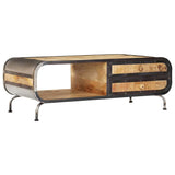 247804 Coffee Table 100x50x35 cm Solid Mango Wood