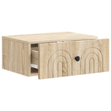 Wall-Mounted Bedside Cabinet 2 pcs Sonoma Oak 49 x 34.5 x 20 cm 898110