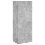 5 Piece TV Wall Units Concrete Grey Engineered Wood 3216467