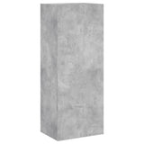 5 Piece TV Wall Units Concrete Grey Engineered Wood 3216467