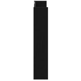 Shoe Cabinet 2 pcs Black Oak 86 x 18 x 90 cm Engineered Wood 875030