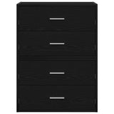 Cabinets with 2 Drawers 2 pcs Black Oak 60x31x40 cm Engineered Wood 858824