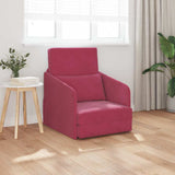 Sofa Bed Wine Red 65 x 80 x 83 cm Velvet 4106651