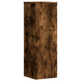 Plant Stands 2 pcs Smoked Oak 33x33x100 cm Engineered Wood 3307886