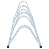 Bicycle Stand for 6 Bikes Floor Freestanding Galvanised Steel 4005567