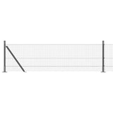 Welded Wire Fence with Concrete Base 25 x 0.4 m 3352538
