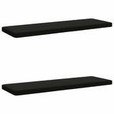 2-Piece Bench Cushions VUGHT 2 pcs 100% Polyester Black 952011