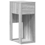 Computer Tower Stand with Drawer Grey Sonoma 30x44x74 cm 858736
