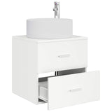 Wall-Mounted Sink Vanity White 49.5 x 44.5 x 65.5 cm 890318