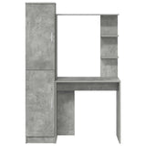 Desk 2 pcs Concrete Grey 3337284