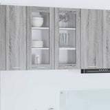 Hanging Cabinet Grey Sonoma 40 x 31 x 80 cm Engineered Wood 884308