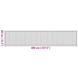 Rug Rectangular Natural 80x400 cm Bamboo 376919
