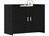 Sideboard Black Oak 72 x 36 x 80 cm Engineered Wood 8011092