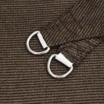ZNTS Sunshade Sail 160 g/m² Brown 5x5x6 m HDPE 311815