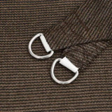 ZNTS Sunshade Sail 160 g/m² Brown 5x5x6 m HDPE 311815