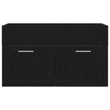 Bathroom Cabinet Black Oak 80 x 38.5 x 46 cm Engineered Wood 3333137