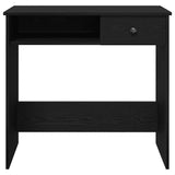 Desk Black 80x40x75 cm Engineered Wood 860473