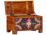 Storage Box Multicolour 50 x 30 x 40 cm Solid acacia wood 4016524