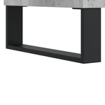 ZNTS 3 Piece Bathroom Cabinet Set Concrete Grey Engineered Wood 3187801