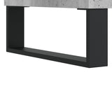 ZNTS 3 Piece Bathroom Cabinet Set Concrete Grey Engineered Wood 3187801