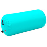 Inflatable Gymnastic Roll with Pump 120x90 cm PVC Green 92719