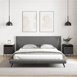 Bedside Cabinets 2 pcs Black 35x39x43.5 cm Steel 851245