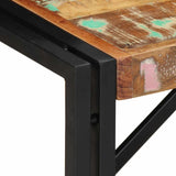Coffee Table Multicolour 80x40x35 cm Solid Wood Reclaimed 4016677