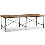 ZNTS Dining Table Solid Reclaimed Wood 240 cm 243994