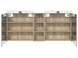 Bathroom Cabinet Set 3 pcs 120 x 14.5 x 70 cm Engineered wood 3403754