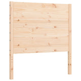 Bed Frame without Mattress Single Solid Wood Pine 3192716