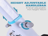 Stepper w/ Handle Hand Grip Workout Fitness Machine For Fitness Aerobic Exercise Home Gym White T3398P349147