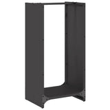 Firewood Rack Black 40x30x80 cm Cold-rolled steel 864231