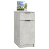 Desk Cabinet Concrete grey Engineered wood Compact Desk Cabinet 811506