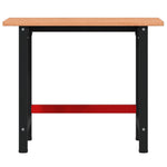 Workbench 100x60x81.5 cm Solid Wood Beech Rectangular 3309662