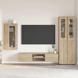 TV Cabinet Set FLORIN 3 pcs Sonoma Oak Engineered Wood 3397966