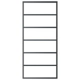 Sliding Door with Hardware Set ESG Glass&Aluminium 90x205 cm 3081952