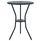 Garden Bistro Set 3 pcs Green Aluminium 42002393