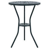 Garden Bistro Set 3 pcs Green Aluminium 42002393