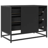 Drawer Cabinet Black 70x41x56 cm Engineered Wood 849074