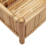 ZNTS Planter 100x30x25 cm Bamboo 366461