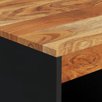 ZNTS Coffee Table 55x50x40 cm Solid Wood Acacia 352878