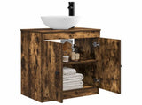 Bathroom Vanity with Sink Smoked Oak 54 x 35 x 83 cm 890118